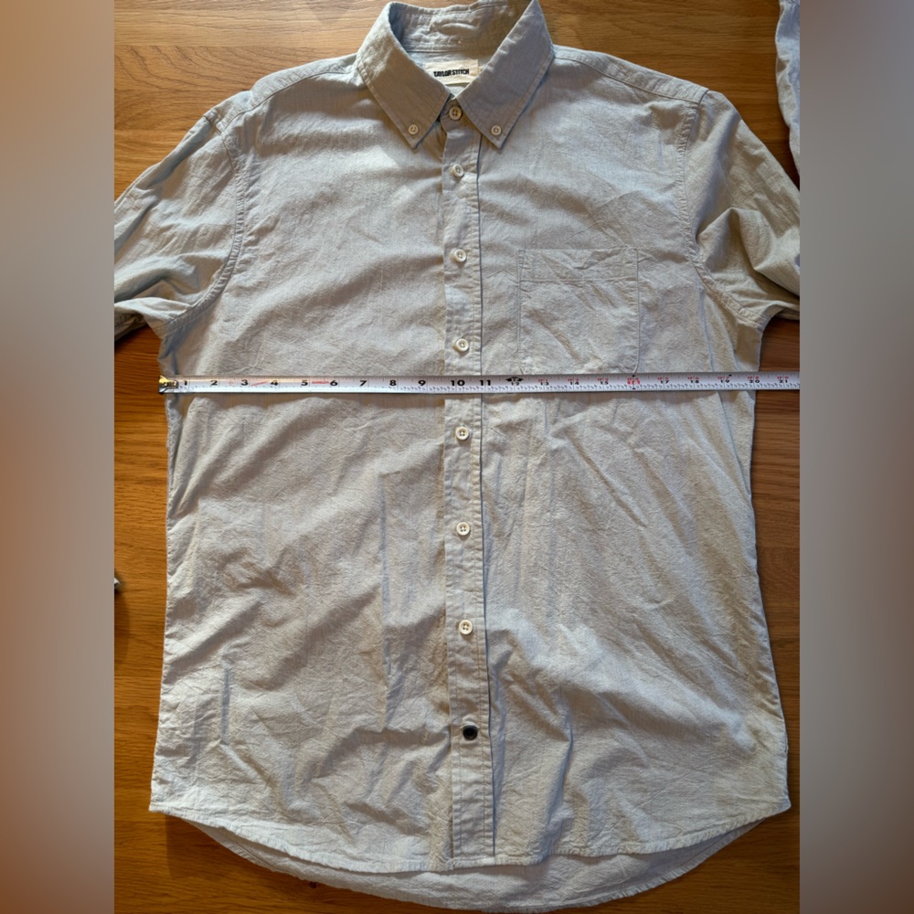 Taylor stitch the Jack in rainwater micro seersucker medium 40